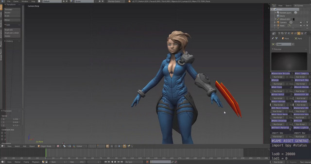 Dark Blender Creer Un Asset De Jeu Video Depuis Un Modele