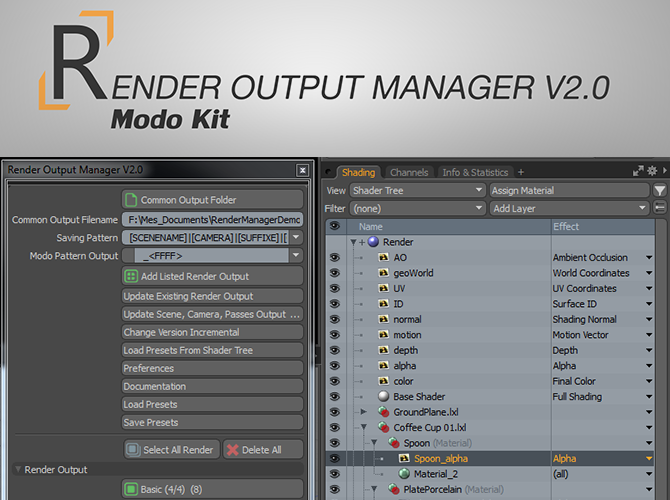 Render Output Manager